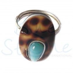 Bague Larimar Cauri Tiger BG2209