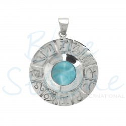 Pendentif Zodiac argent Luxury Larimar PD169N